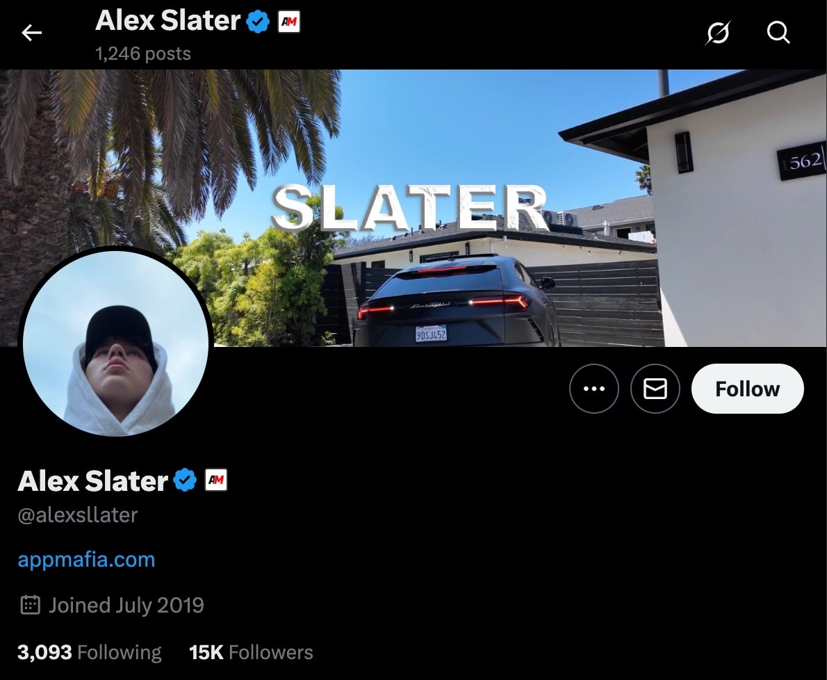 Alex Slater, App Mafia founder