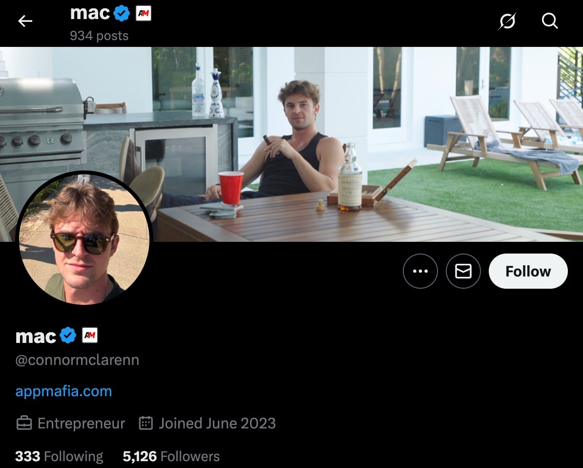 Connor McLaren, App Mafia founder