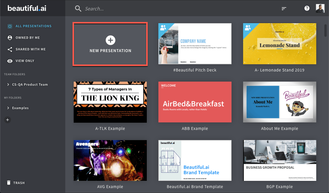 Beautiful.ai - smart slides, best AI presentation maker for branded design