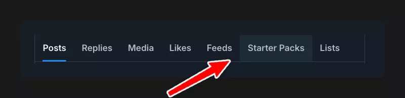 Creating a Bluesky starter pack