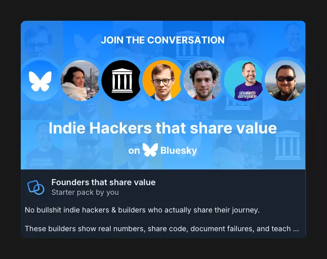 Bluesky starter pack