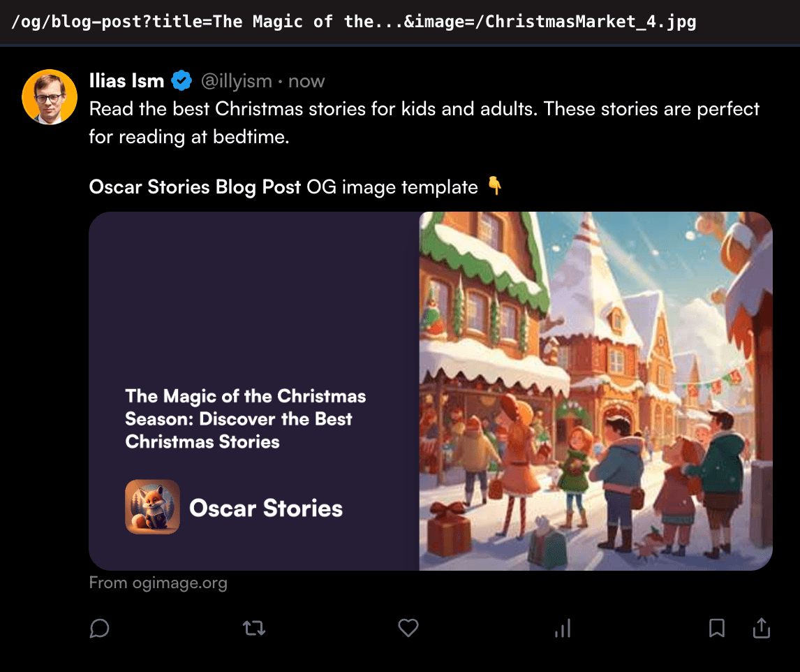 og image screenshot from ogimage.org for Oscar Stores after