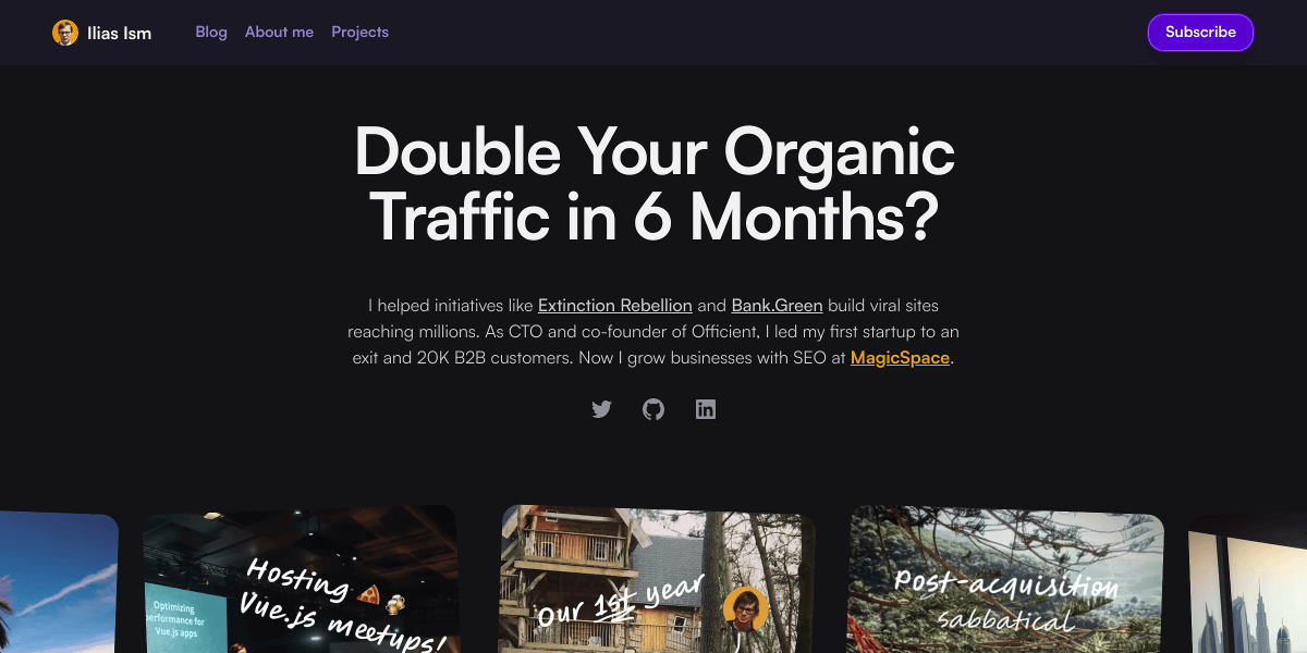 Screenshot of il.ly taken with ScreenshotOne