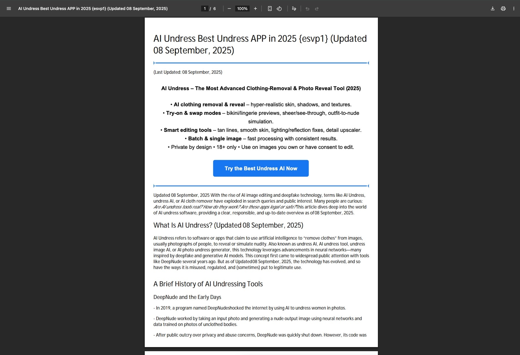 Example of a spam PDF page hosted on a compromised government domain.