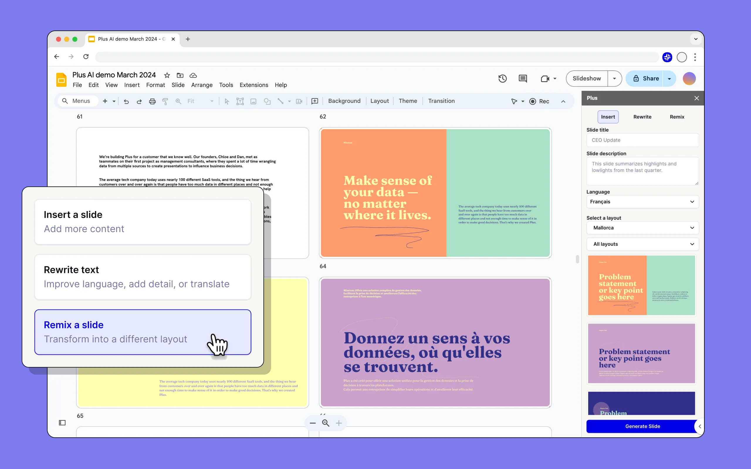 Plus AI - Google Slides and PowerPoint AI add-on for presentations