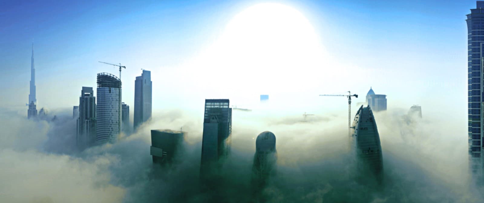 Dubai business skyline