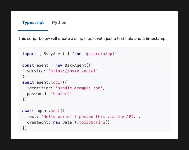 Bluesky API Bluesky API