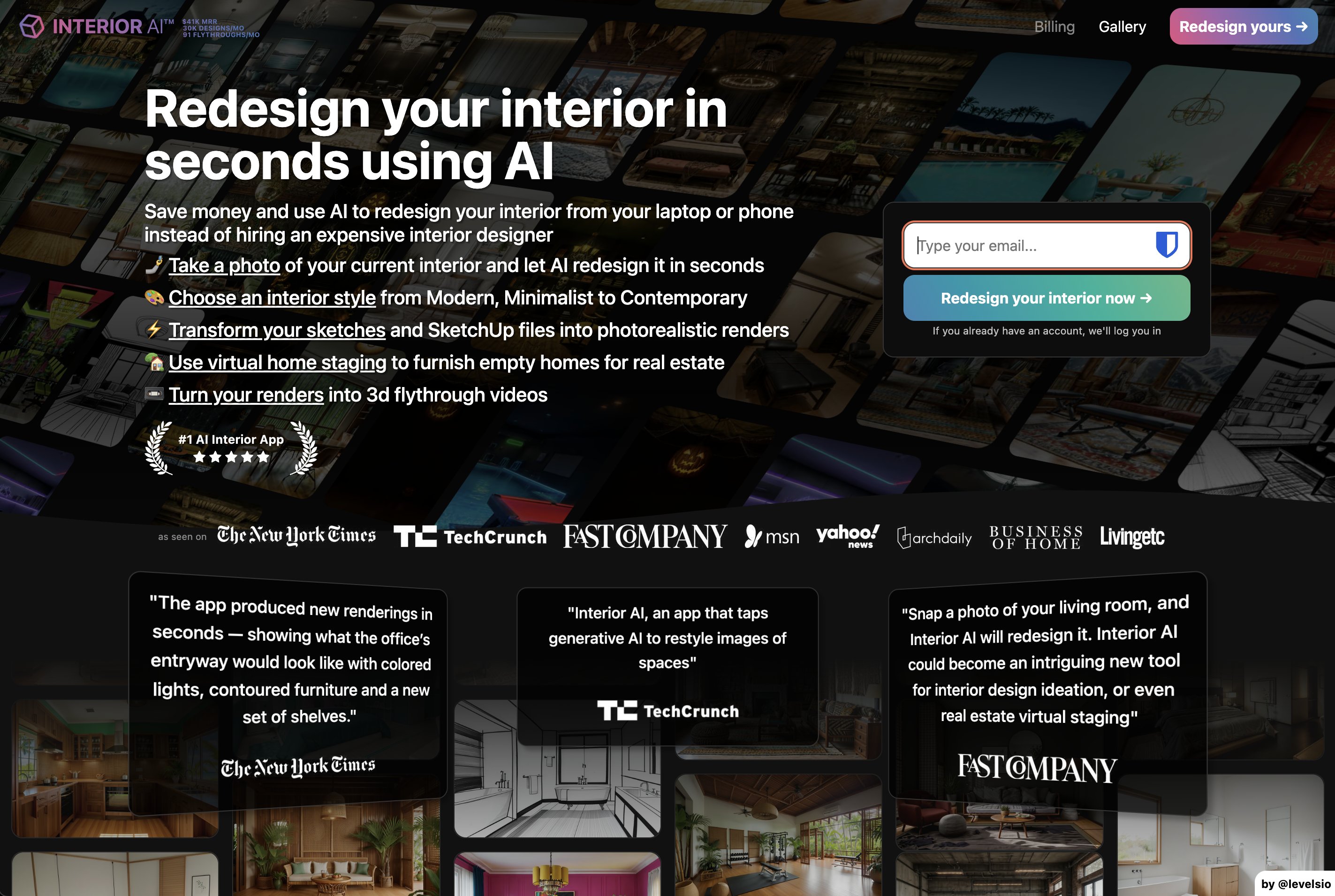 Interior AI by Pieter Levels Interior AI
