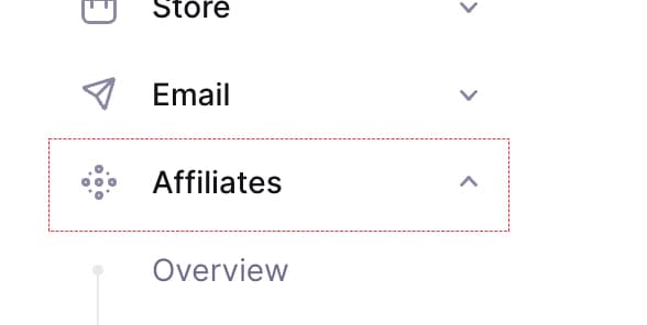 Affiliate in sidebar LemonSqueezy affiliate in sidebar