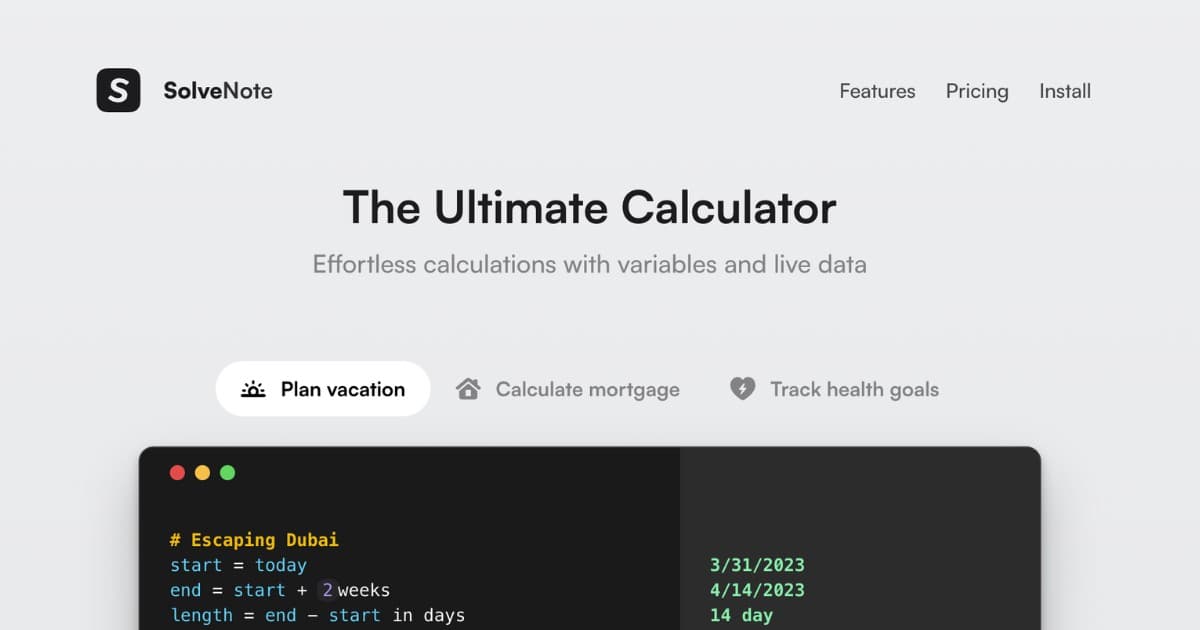Introducing SolveNote - The Ultimate Calculator App to Boost Your Productivity
