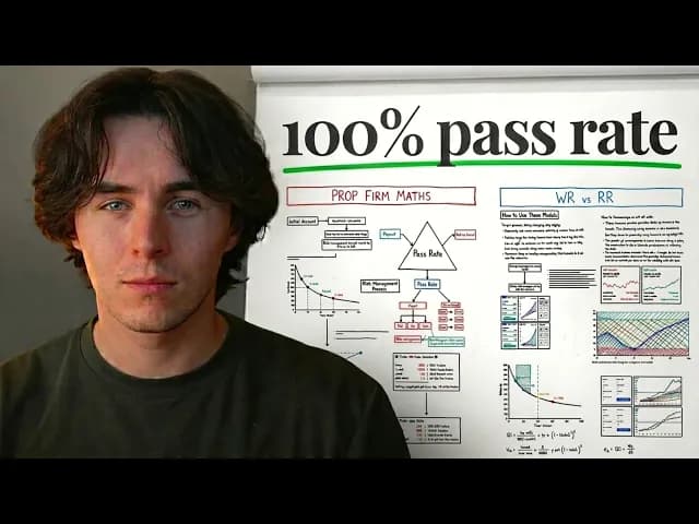 Youtube video How To Pass Prop Firms Using Simple Maths