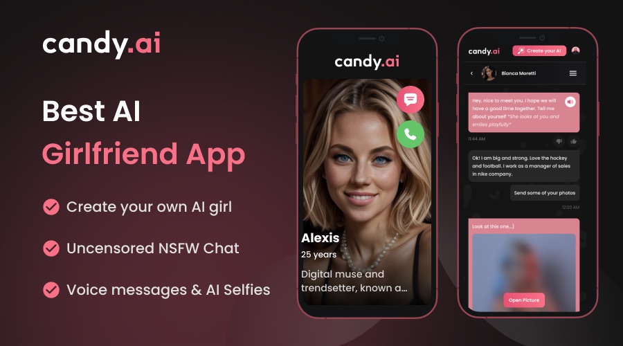Candy.ai is one of the best AI Girlfriend chatbots