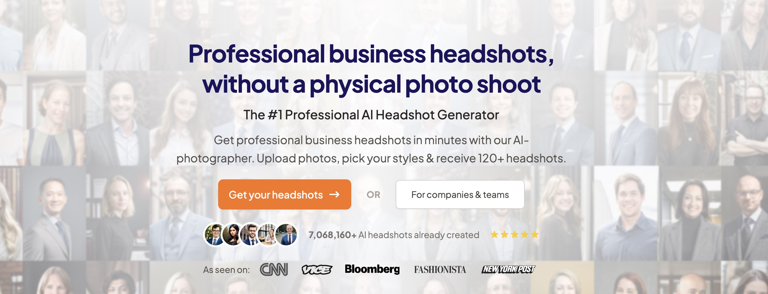 HeadshotPro: AI-powered headshot generator