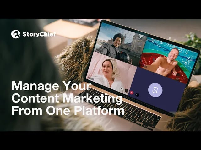 Youtube video Manage your content marketing with StoryChief