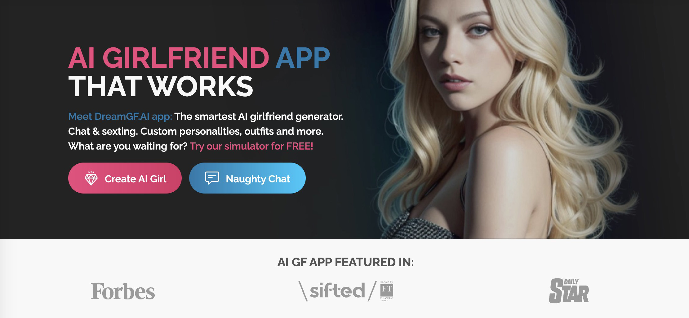 DreamGF: AI Sexting App
