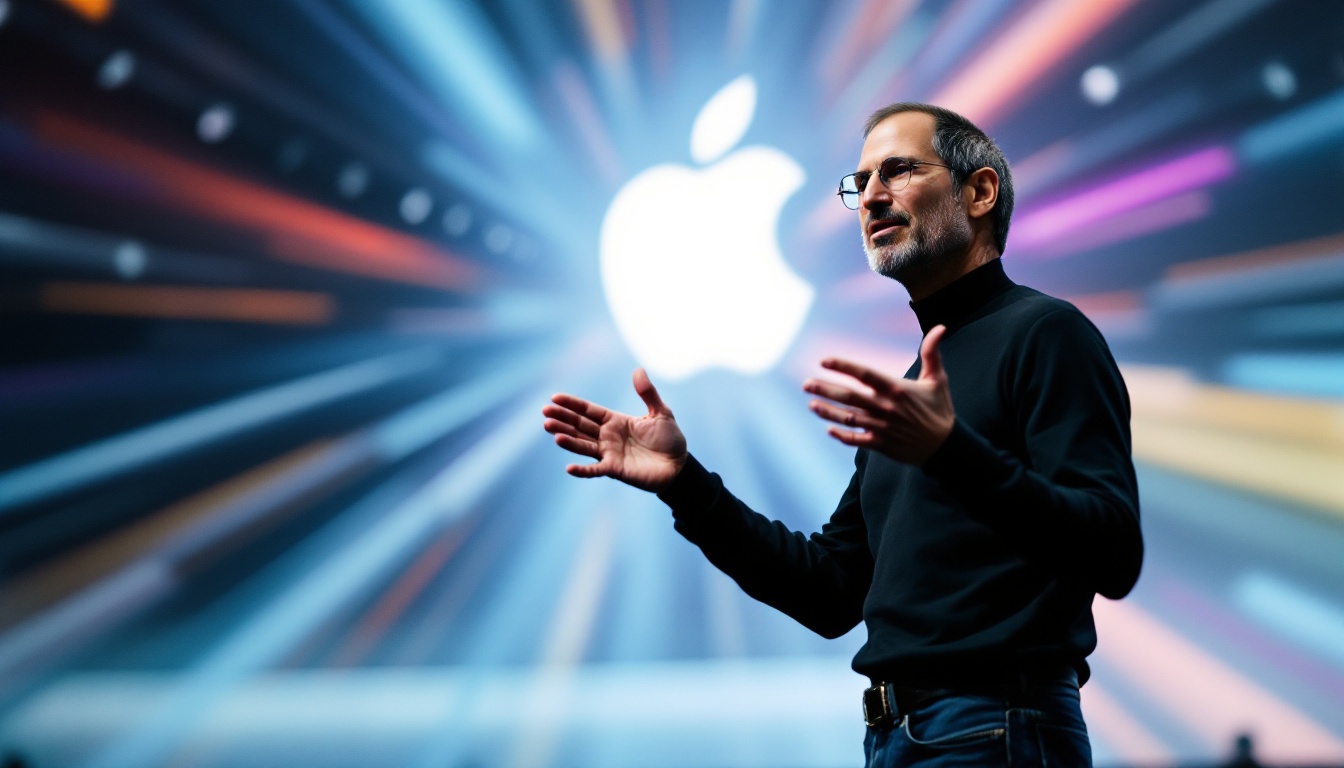 Steve Jobs meditating