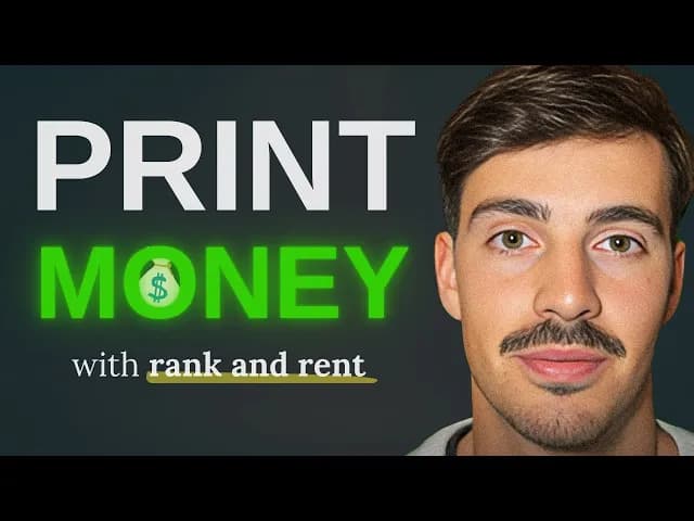 Youtube video Rank and Rent SEO Prints Money (just copy this)