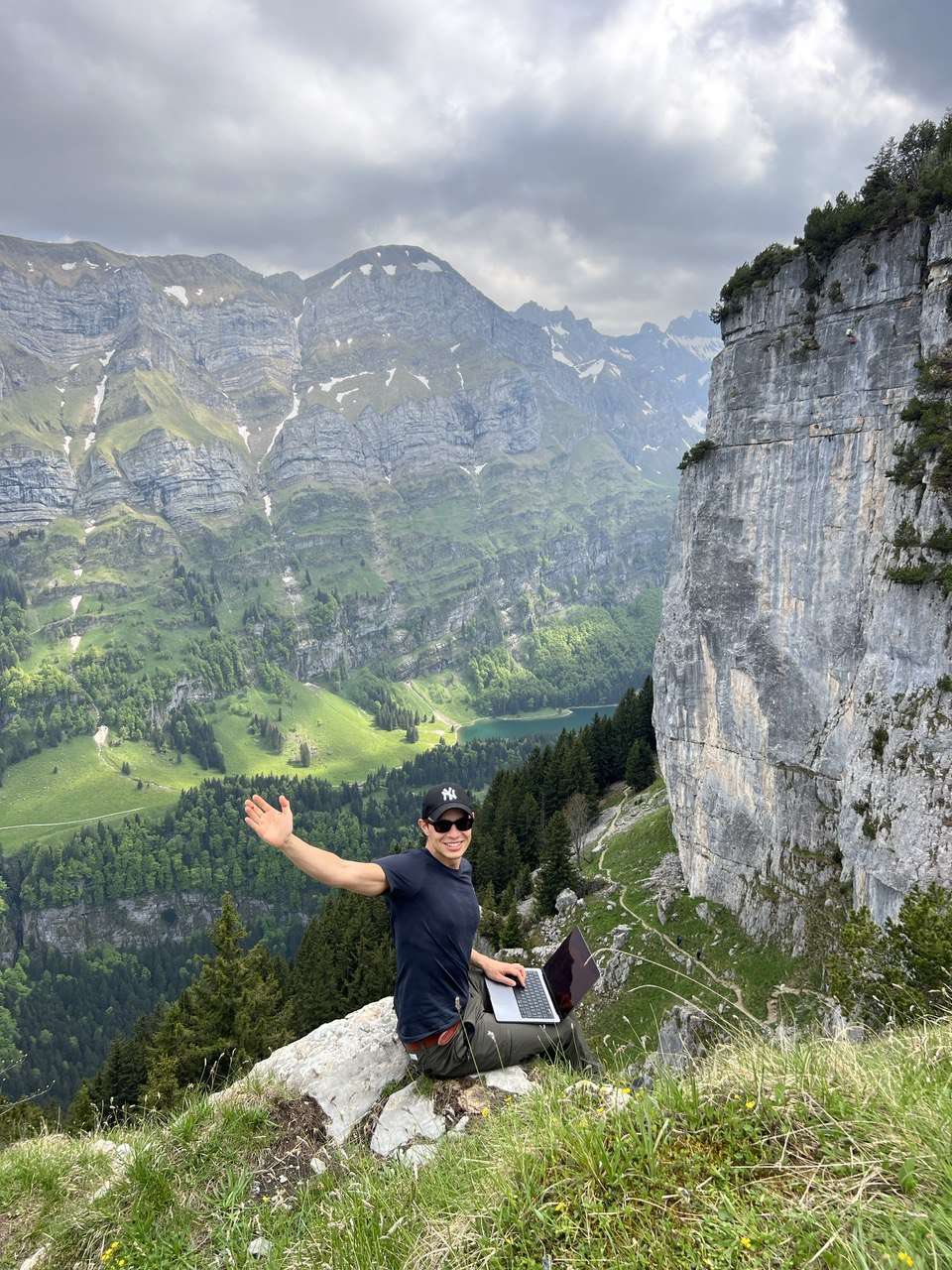 Ilias Ism in the Swiss alps