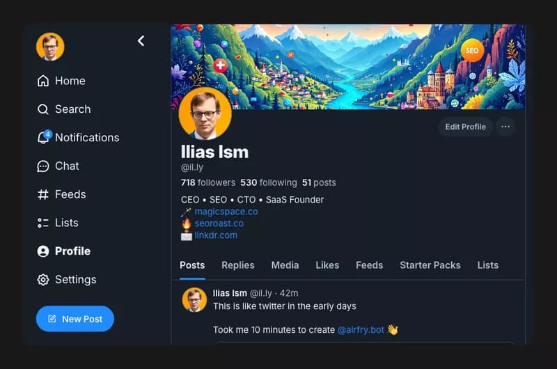 BlueSky screenshot