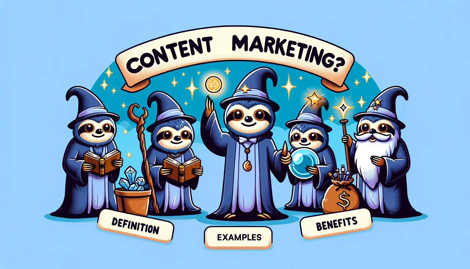 A winding path representing a content marketing journey