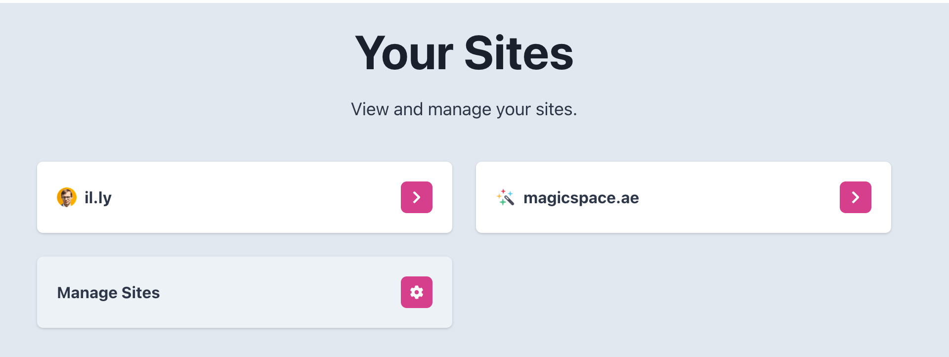 My TagParrot Sites
